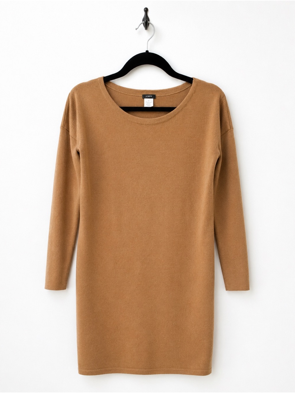 J.Crew 84% Merino Wool Camel Sweater Dress XS
